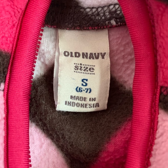 Old Navy Girls Polka Dot Fleece SIZE SMALL (6-7) - Picture 4 of 4
